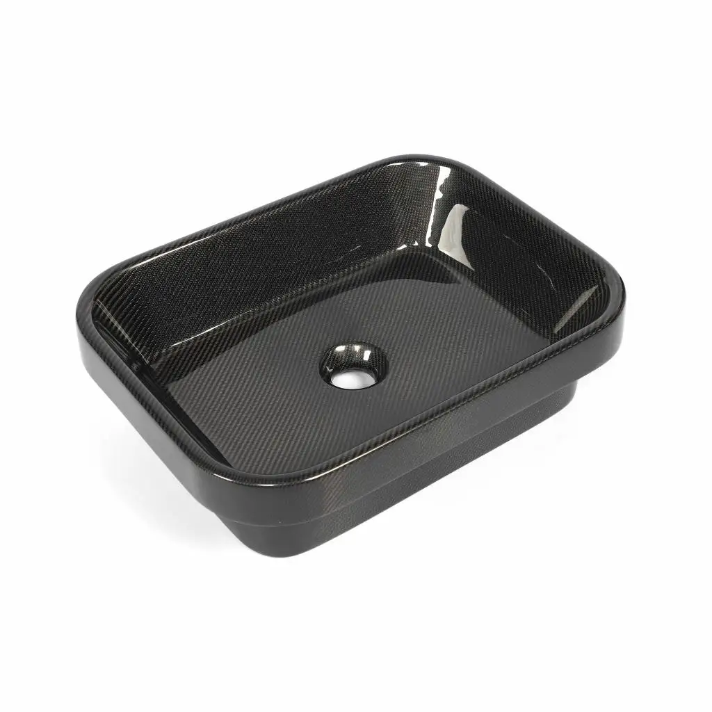 For Full Carbon Fiber Rectangular Wash Basin High-End Bathroom Consistent Quality High Strength