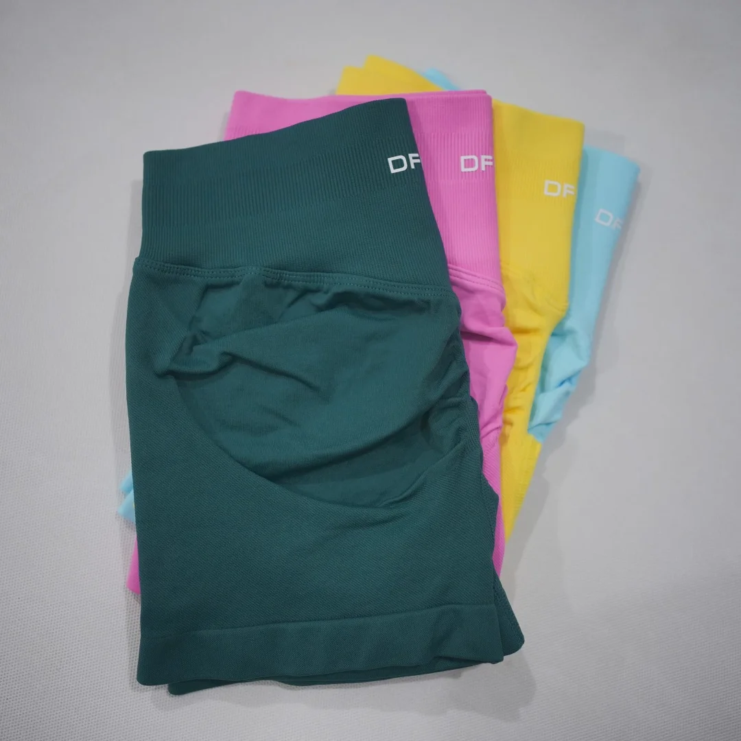 High waist scrunch butt lift yoga shorts