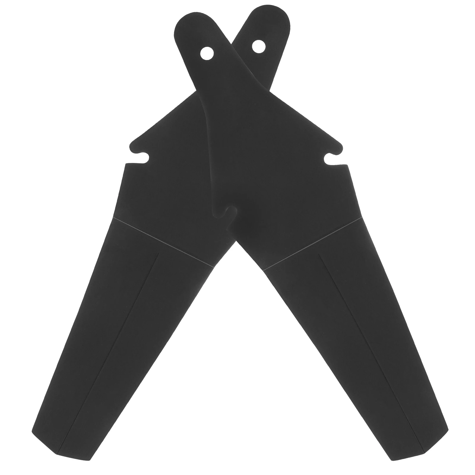 

2pcs Bike Durable Plastic Lightweight Easy Install Suitable Mountain Bikes Mudguards Gravel Rain Accessories Cycling