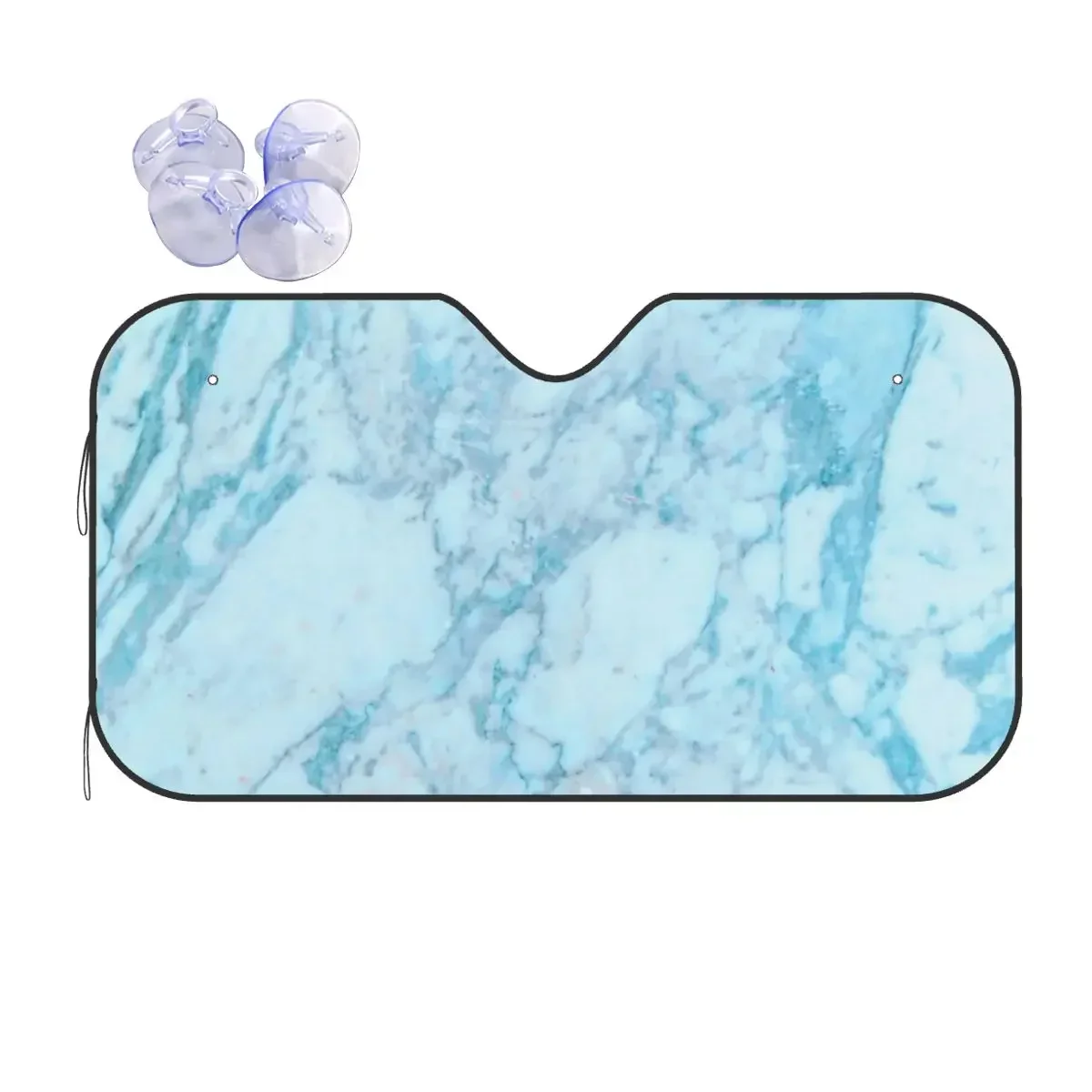 

Blue Marble Sunshade Windscreen Stone Foldable Car Front Windshield 76x140cm Car Sunshade Accessories Covers