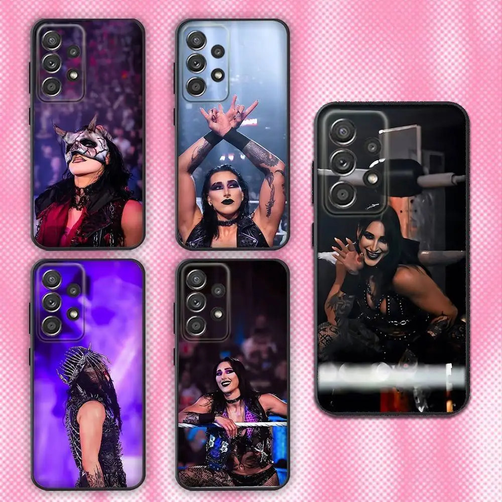 

R-Rhea R-Ripley Wrestler Phone Case For Samsung Galaxy A13,A21s,A22,A31,A32,A52,A53,A71,A80,Soft Black Shell