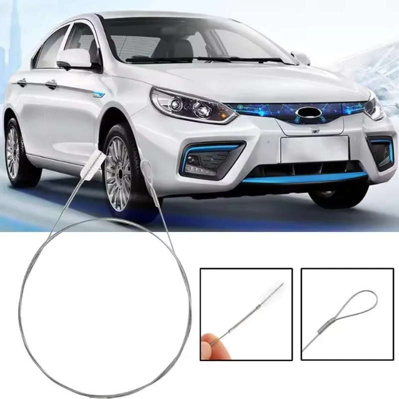 

Car Drain Dredge Sunroof Cleaner Scrub Brush Flexible Drain Brush Clearing Accessories Car Efficient Tool Dredging(1.5M/1M)