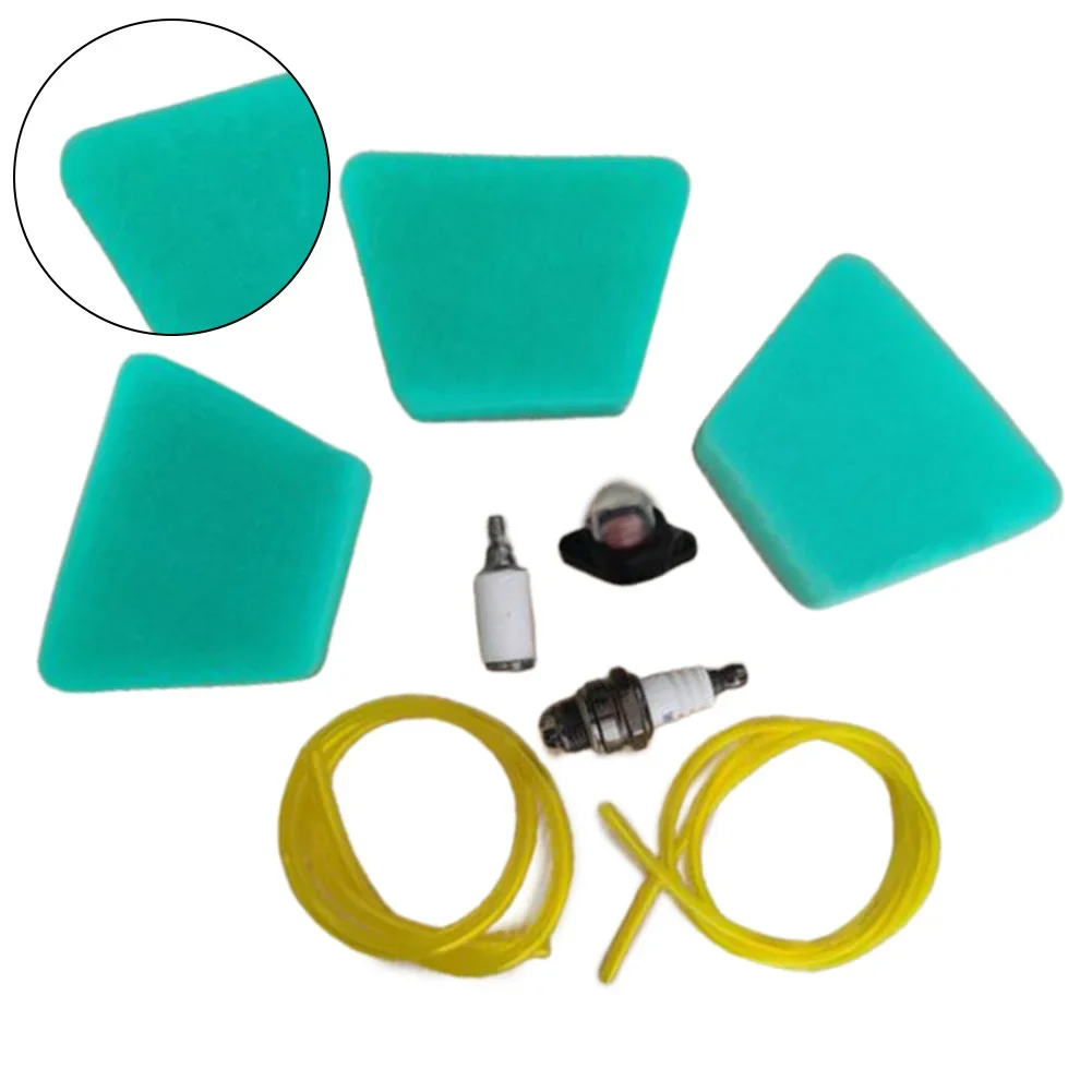 A Complete Set of Service Parts Fuels Lines & Air Filter Replacement Kits Compatible with Major Brands like For POULAN