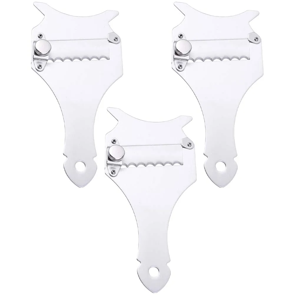 

3 Pcs Chocolate Slicer Truffle Stainless Steel Vegetable Peeler Kitchen Gadgets Multifunctional Fruit Cheese Tool