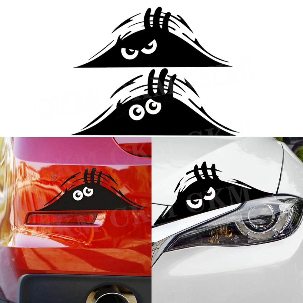 

Creative Big Eyes Peeking Monster Auto Waterproof Self-adhesive Car Sticker Scratch Cover Decal Auto Decoration Car Styling