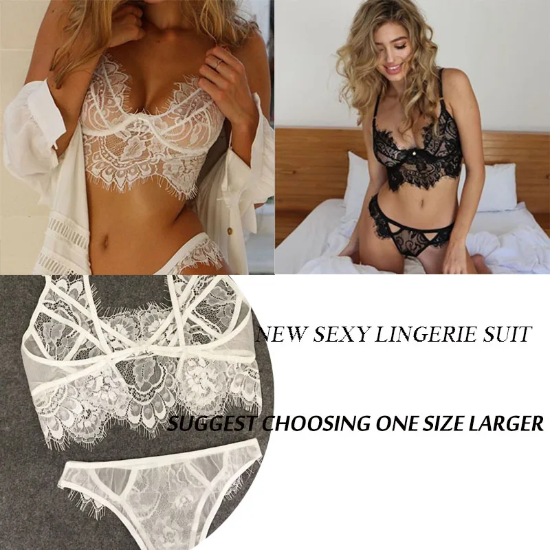 New Lingerie Bodysuit Suit Sexy Sets Transparent Lace Babydoll Open Cup Underwear Women Floral G-String Underwear Panty Set