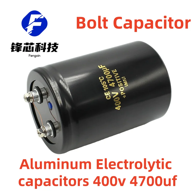 

400v 4700uf 76x105mm Aluminum Electrolytic capacitors Inverter Inverter Welder Bolt Screw Foot Capacitor