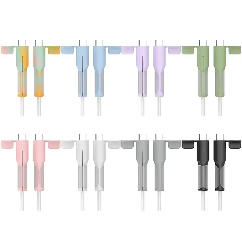 Soft silicone cover type C charger cable protector Cable Protector cord saver practical accessories image 6