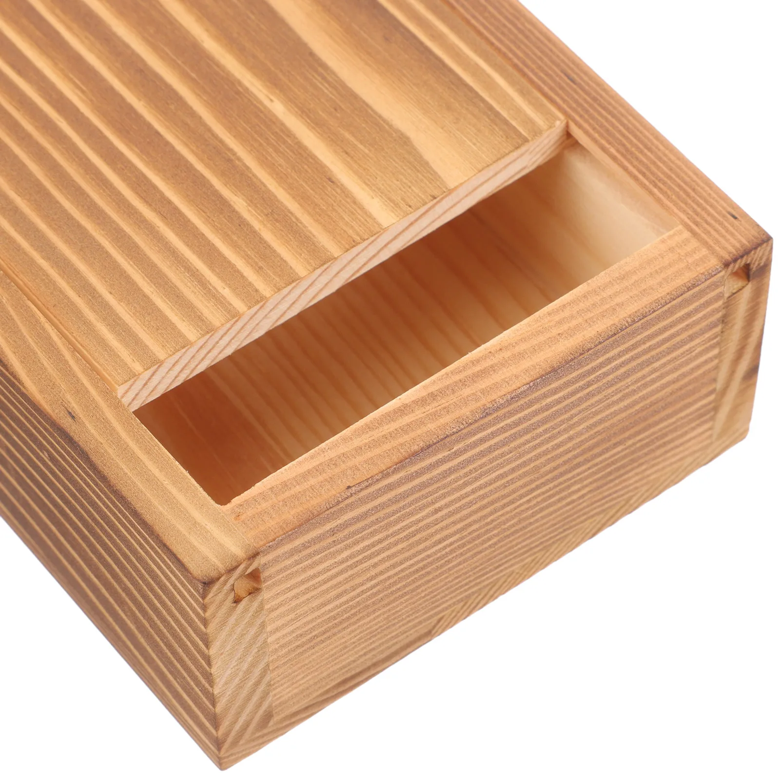 

Wooden Storage Box 11x7 5x4cm Jewelry Organizer Retro Trinket Case Sealed Lid Container Small Desk Accessory Holder