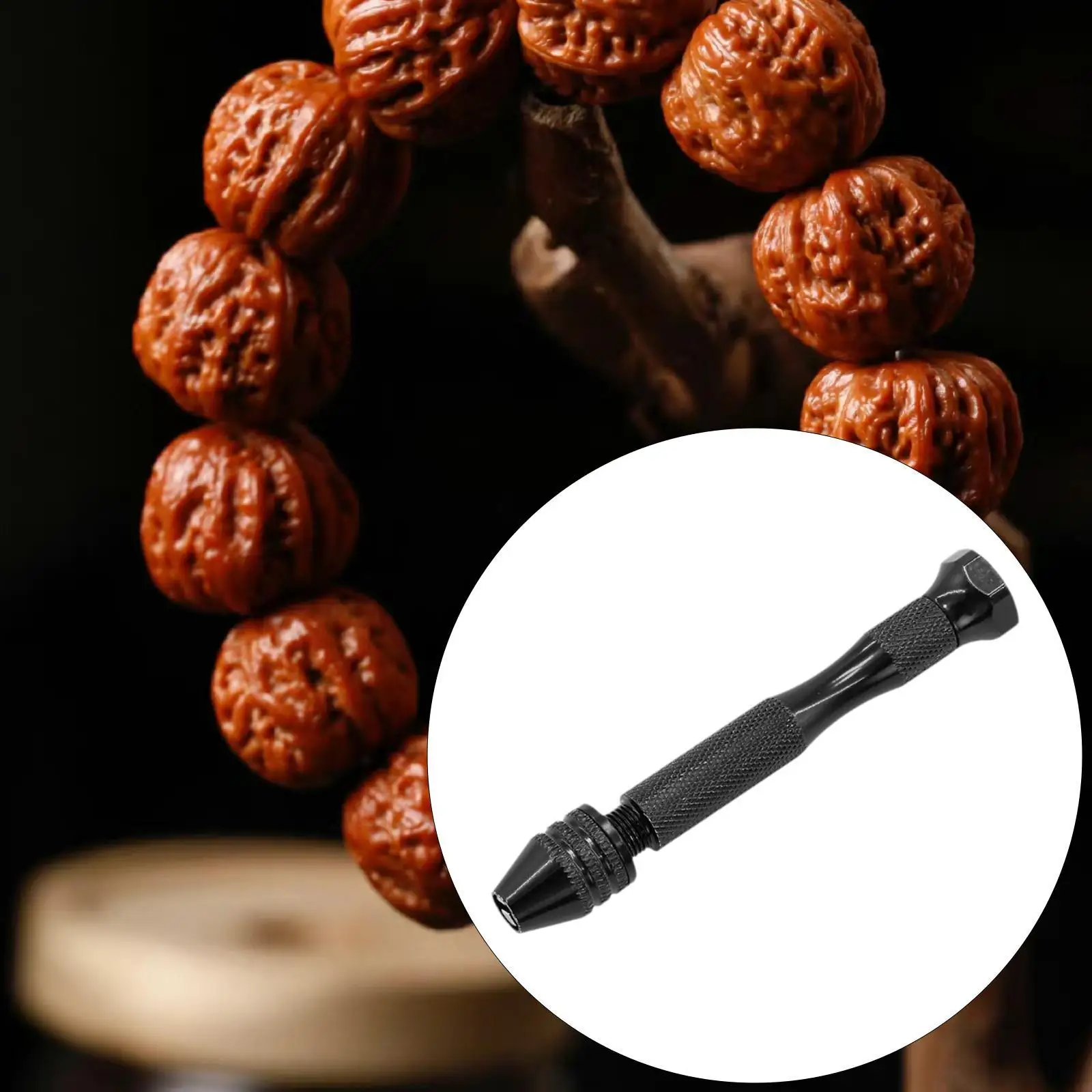 

Pin Vise Hand Drill, Rotary Tool for 0.3 to 3.4 mm Drill DIY Supplies Hobby