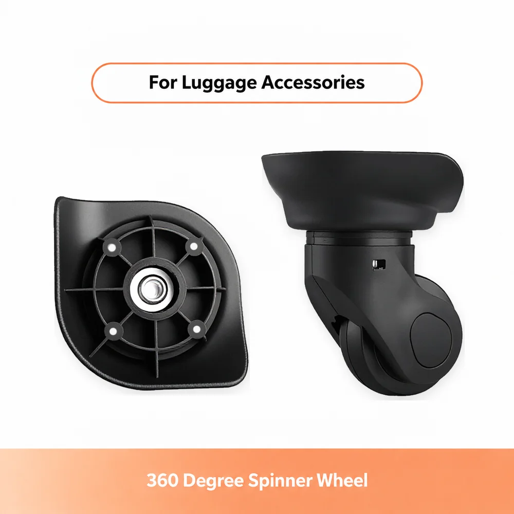 For AHS JL-080 Quick Replacement Wheel Lock Suitcase Roller Parts Repair Wheel Roller Wheel Travel Case