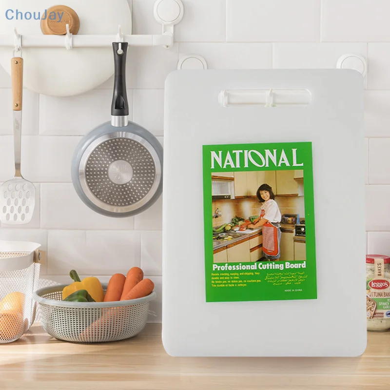 Placa de cortar de plástico resistente, antiderrapante, placa de corte de alimentos, quadrado, material plástico pe, suprimentos de cozinha, preparação de alimentos