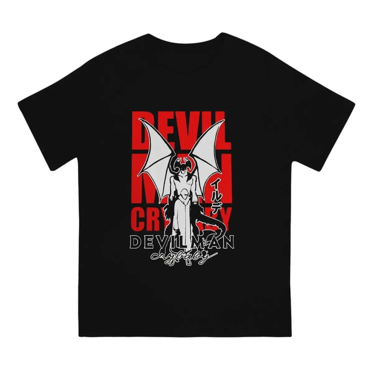 Japanese  Animation Special TShirt Devilman Crybaby Leisure T Shirt Hot Sale Stuff For Adult