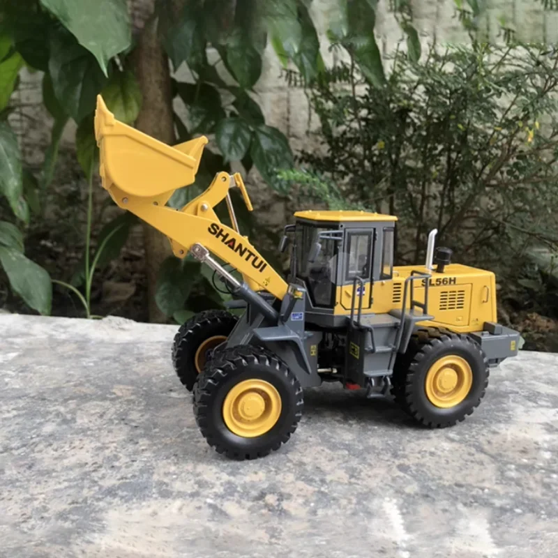 المصنع الأصلي 1:35 SHANTUI SL56H نموذج محاكاة الجرافة ذات العجلات المصنوعة من سبيكة المعدات الثقيلة للعرض والتجميع #5