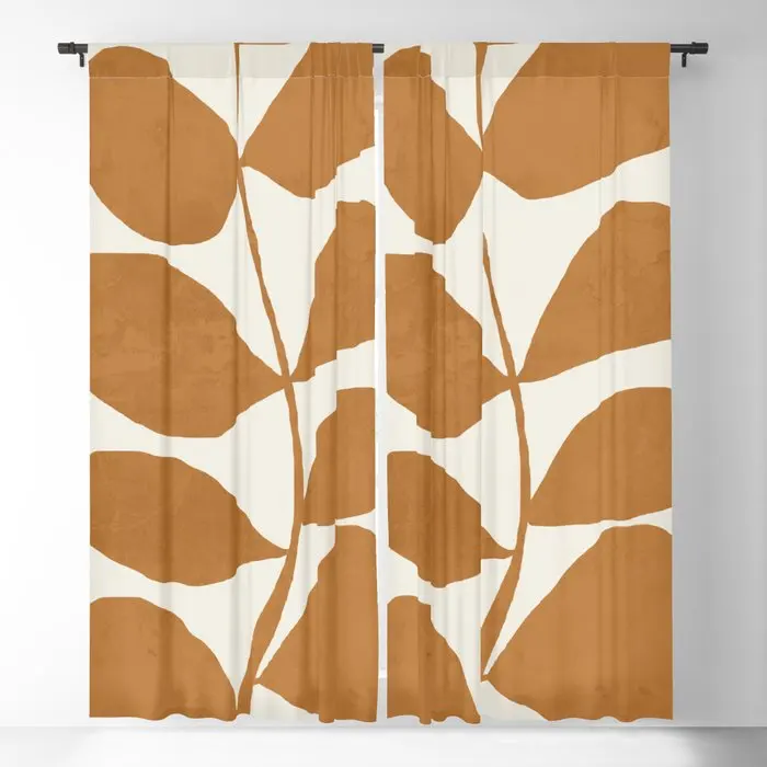 Abstract Minimal -Plant 2 Blackout Curtains 3D Print Window Curtains For Bedroom Living Room Decor Window Treatments