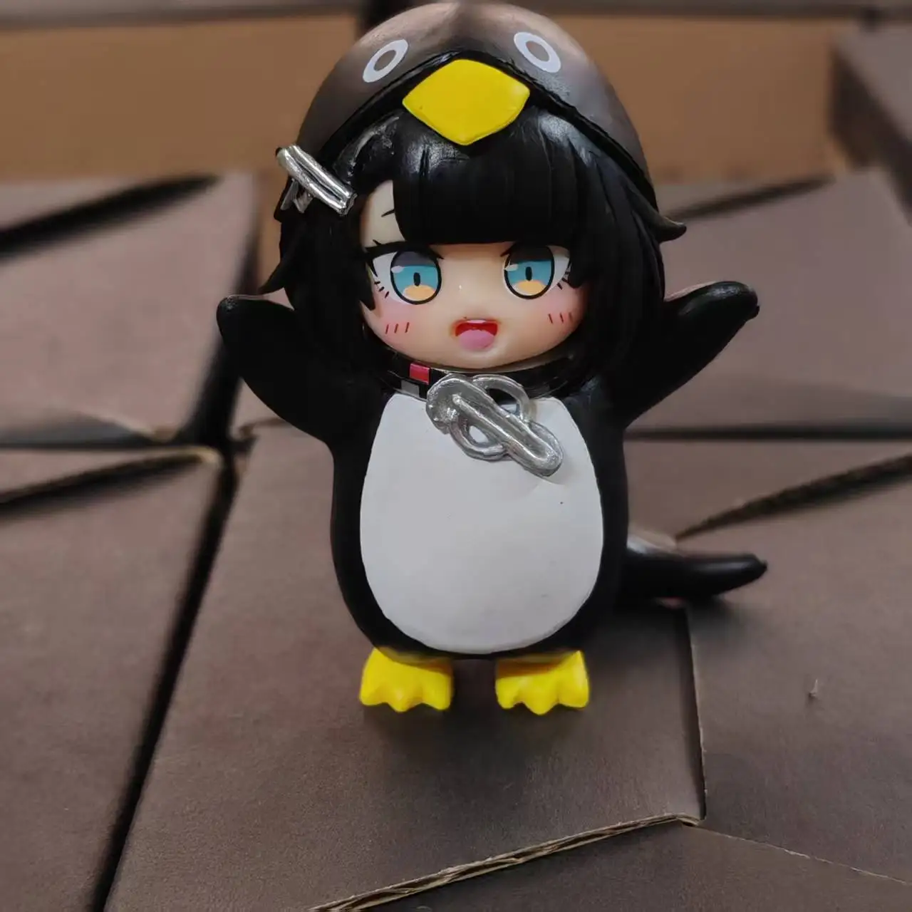 Little Penguin Administrator PVC Figure Anime Collection Desk Display Exhibit Gift Birthday Gift Model Ornament Gugugaga