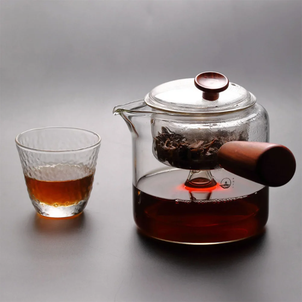 

1Pcs Heat Resistant Glass Tea Pot 410ml Easy to Hold Perfect for Home and Restaurants Tea Kettle Heat Resistant Teaware