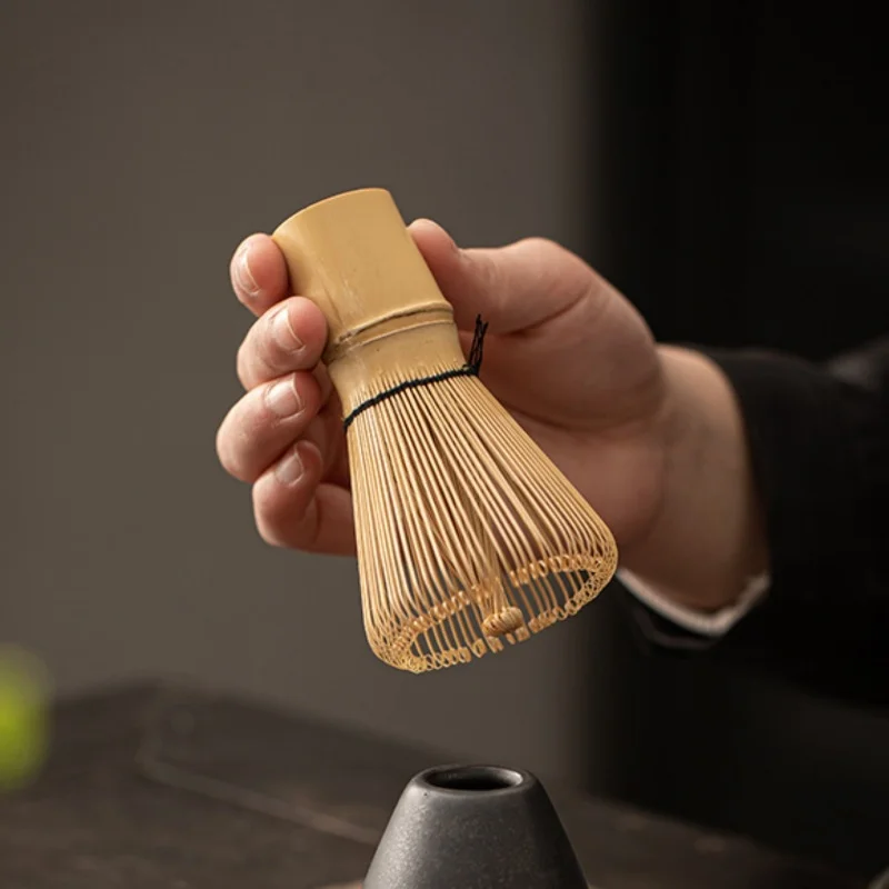 Batidor de Té de Bambú Natural Chasen, Herramienta para Preparar Matcha en Polvo, Set de Batidor de Matcha, Set de Té, Batidor de Matcha, Tazón de Matcha