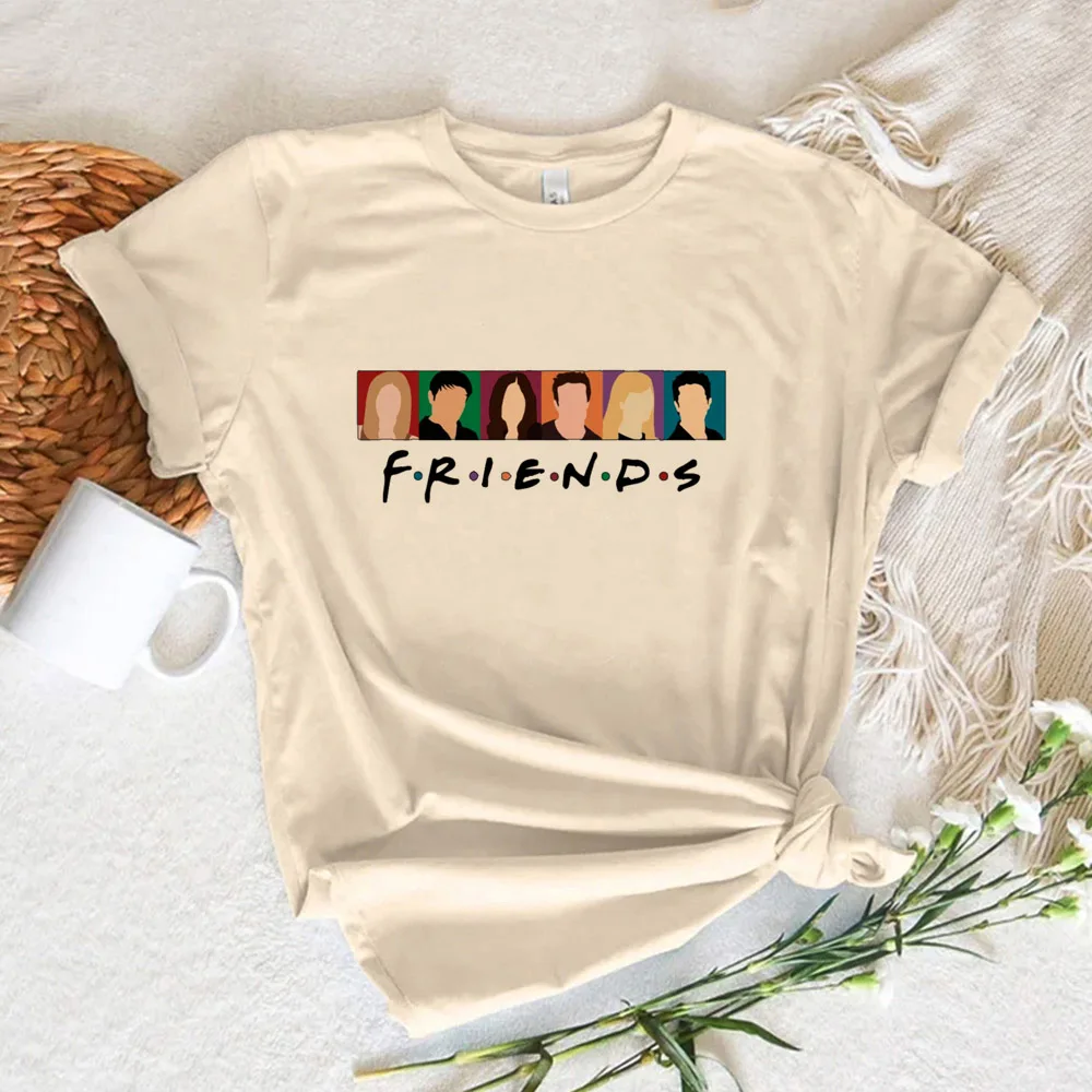 Friends Tv Chandler Bing top women harajuku t-shirts girl funny graphic 2000s clothing