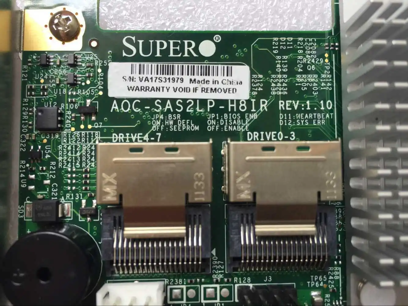 Imagem -05 - Supermicro Aoc-sas2lp-h8ir Aoc-sas2lp-h8ir Raid