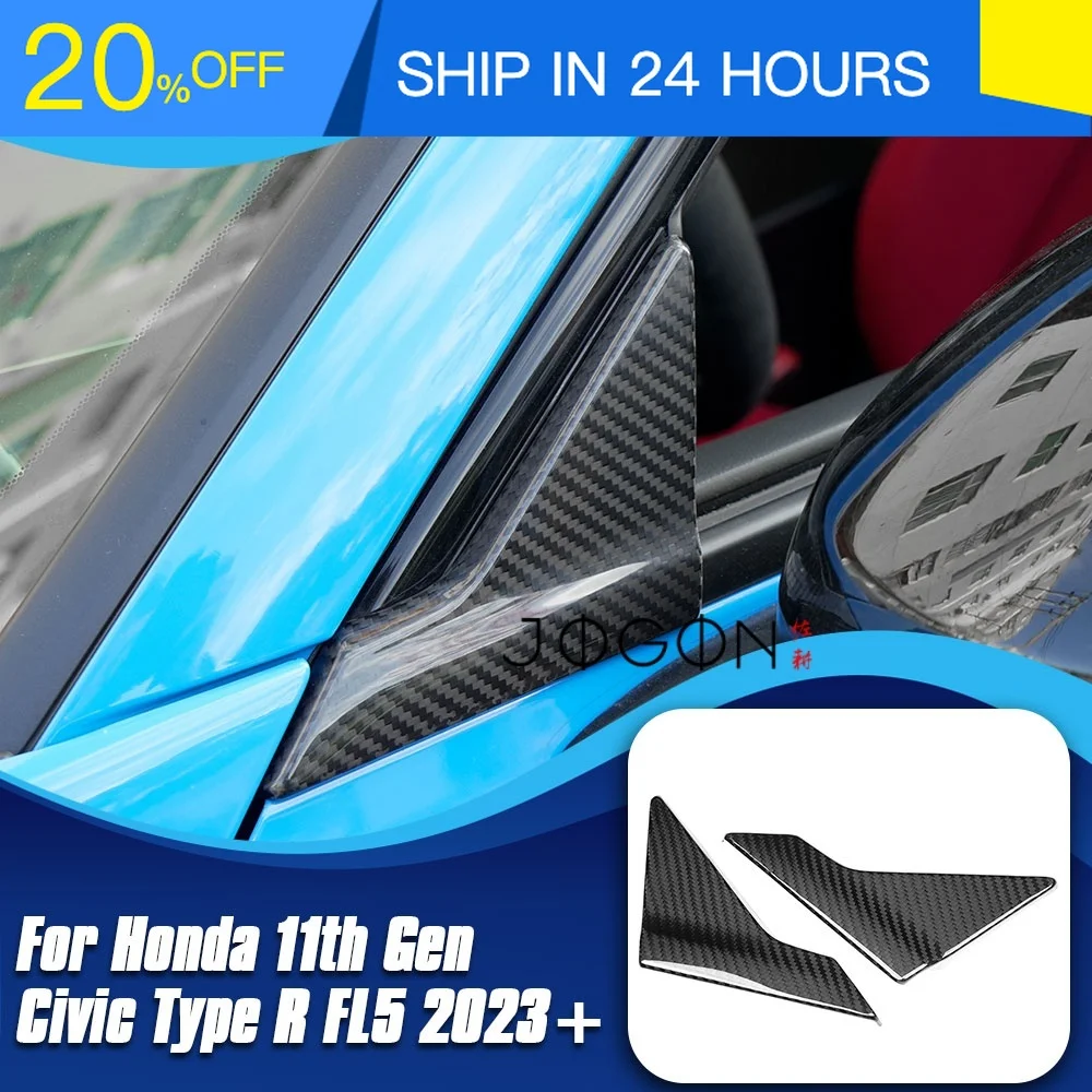 OUY Protective Cover for Honda Gen Civic R FL5 2023-2025 Carbon Fiber Trim Cover Protector Anti-Scratch Protection Accessories 1
