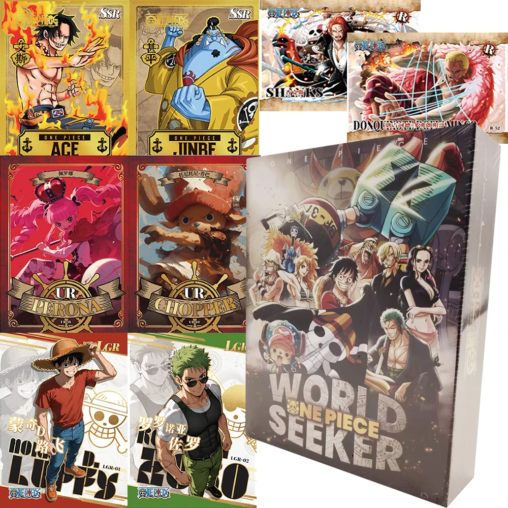 

One Piece Rare Collection Cards Luffy Zoro Sanji Nami Trendy Comic Fun Creative Peripheral Cards Anime Enthusiast Festival Gifts