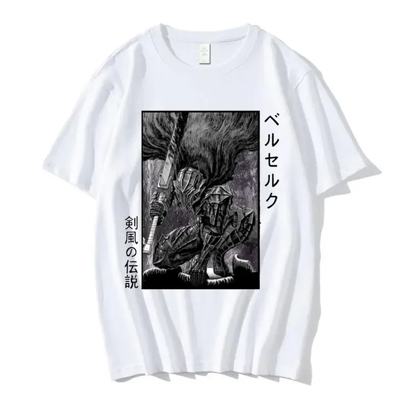 Funny anime berserk Gurs T shirt swordman gatsu saburice Zold manga cotton short sleeve o neck tee shirt hip hop T-shirts