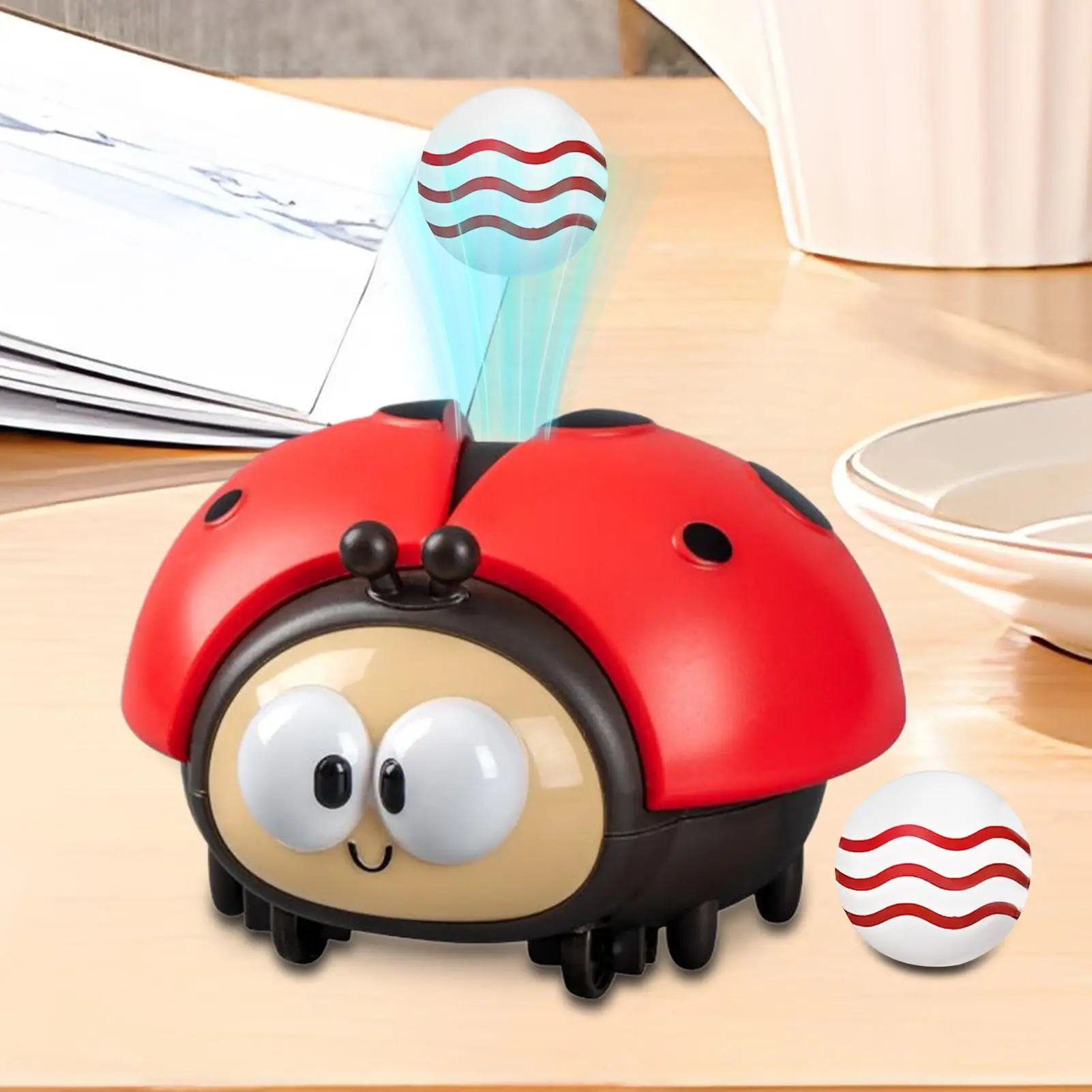 Ballons coccinelle électriques pour enfants, boule flottante, jouet Puzzle coccinelle mignon pour bébé, jouet interactif avec chargeur USB