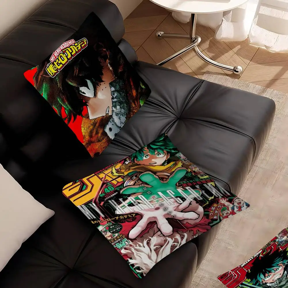 بلدي بطل الأكاديمية Deku شخصية وسادة غطاء غبار غرفة نوم الاطفال حزب الديكور المخدة عيد ميلاد الأطفال هدية