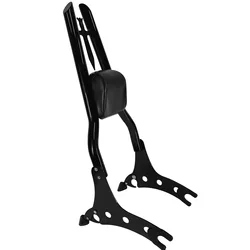 Black Passenger Backrest for Indian Chieftain Roadmaster Springfield Challenger Vintage Dark Horse 2014-2023 Sissy Bar