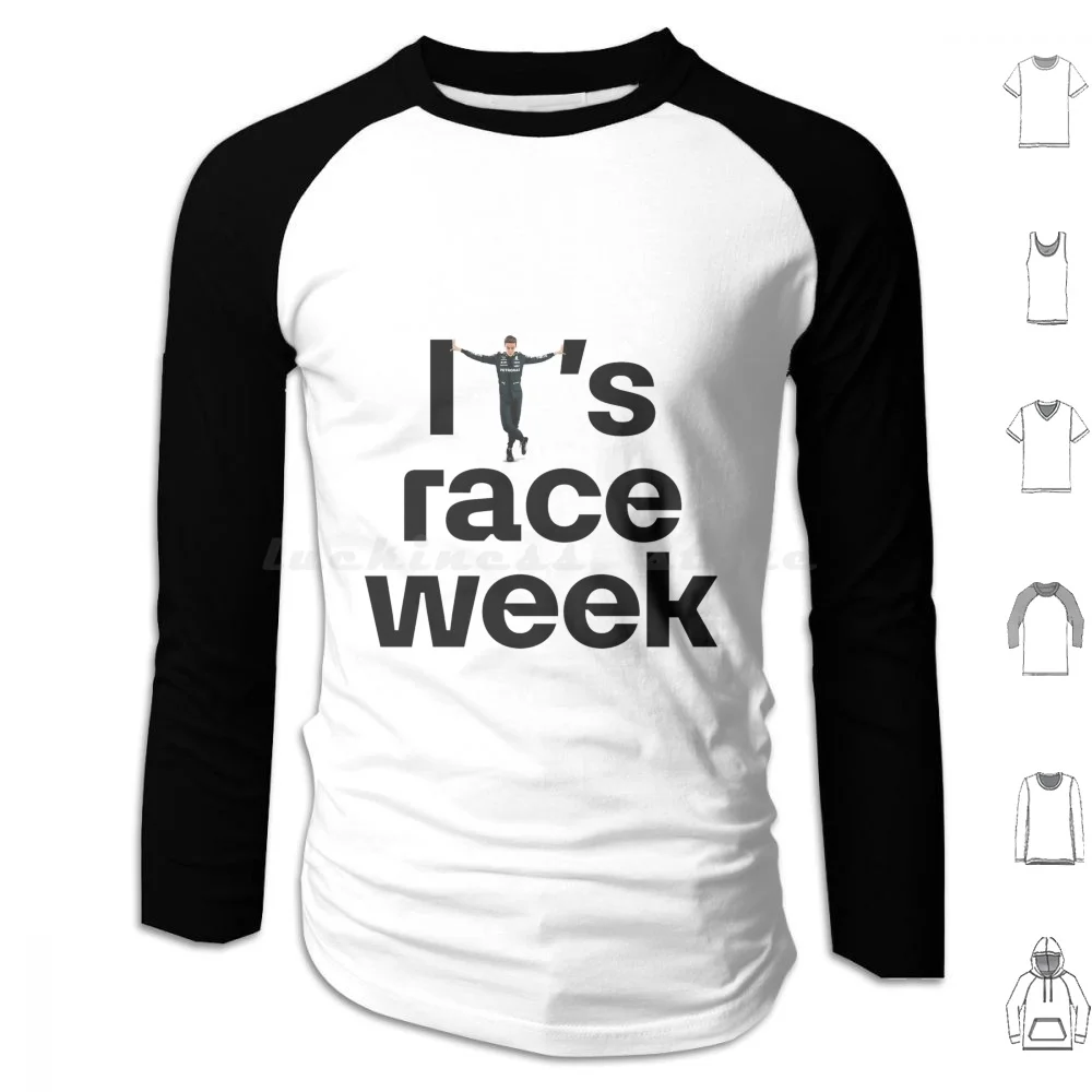 It's Race Week Hoodies Long Sleeve 2023 Sports Sport Movie Drama Fast Car Vintage Car Racing Grand Prix Vintage Formula