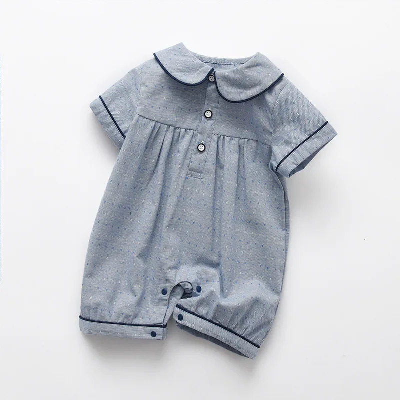 2024 Clibeso Baby Boys Bodysuits Newborn Toddler Summer Thin Outwear Casual Short Sleeve Kids Jumpsuits Children Romper Clothes