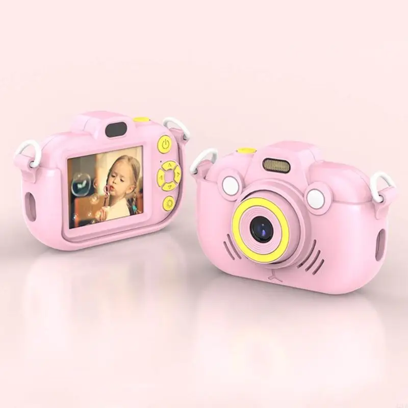 Crianças mini câmera design portátil gravação material abs durável para uso diário ao ar livre presente a2ub