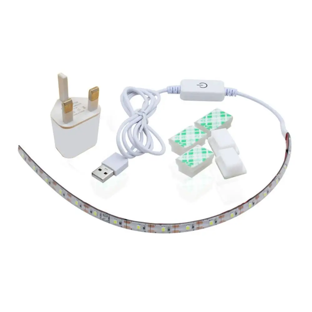 Sewing Machine LED Light Strip flexible neon 5V USB ice tape Cold 30cm Industrial Machine Working LED Lights With touch switch