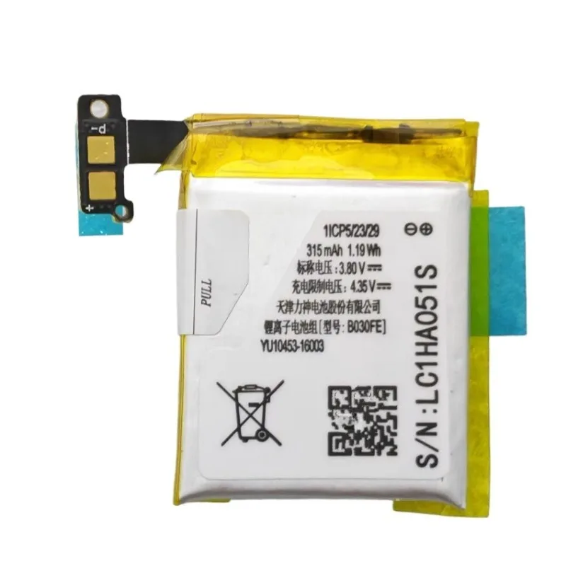 B030FE 3,8 В 315 мАч Аккумуляторы для умных часов Samsung Galaxy Gear1 V700 SMV700