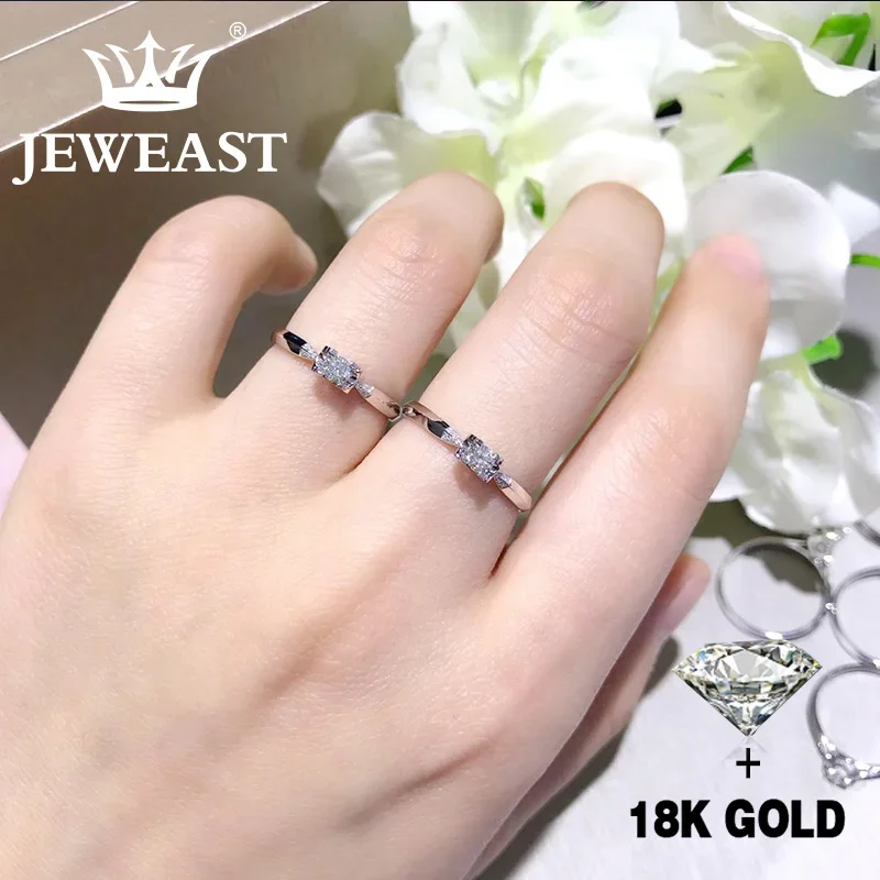 

Natural Diamond 18K Gold Pure Gold Ring Beautiful Gemstone Ring Good Upscale Trendy Classic Party Fine Jewelry Hot Sell New 2023