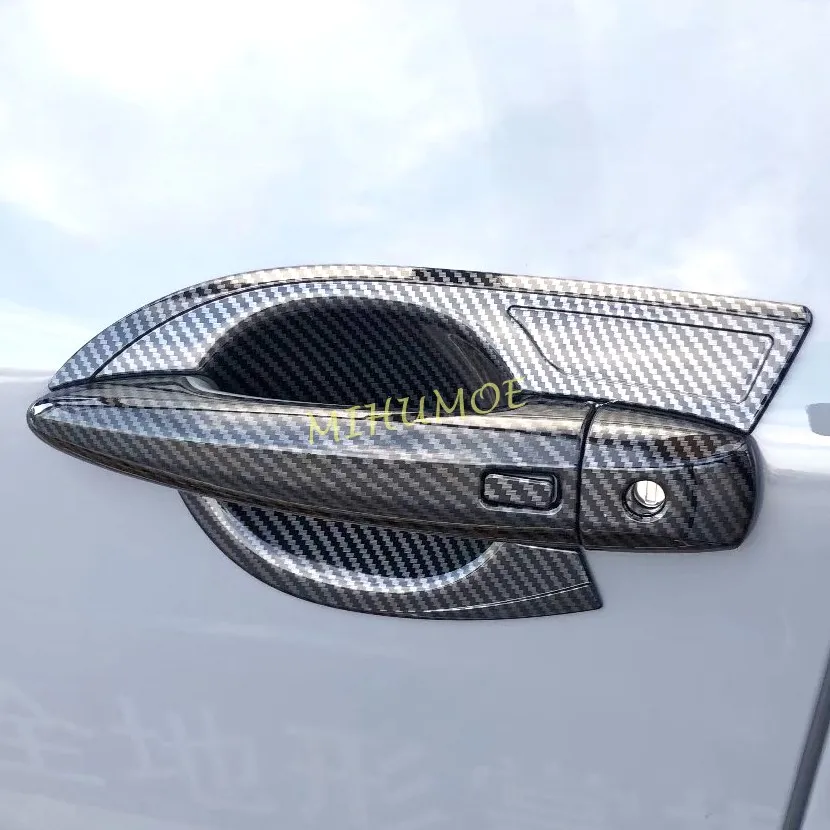 

Крышка дверной ручки из углеродного волокна + накладка на 2021 2022 2023 2024 2025 Nissan Rogue X-Trail T33