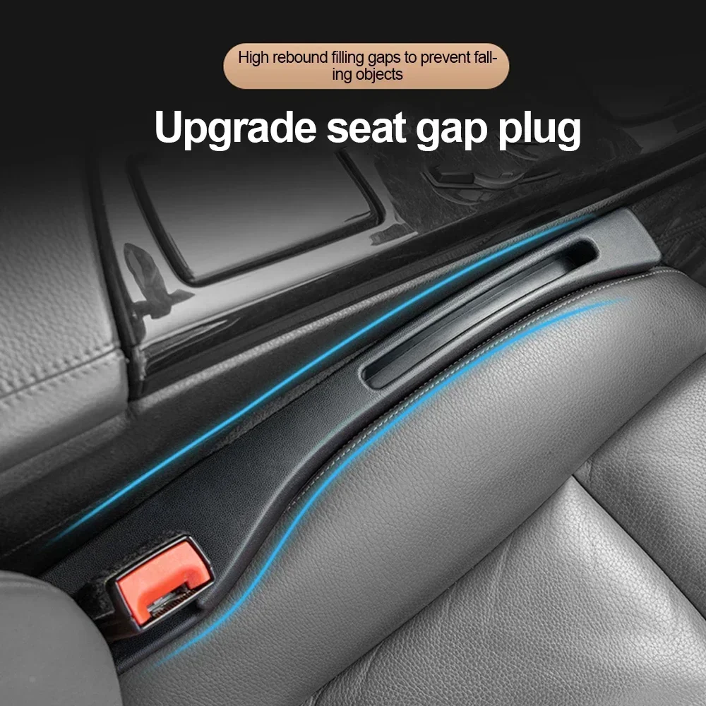 Car Seat Gap Filler Soft Car Styling Leak Pads Plug Spacer Interior Car Organizer for Tesla Toyota Honda Nissan Kia Assessories