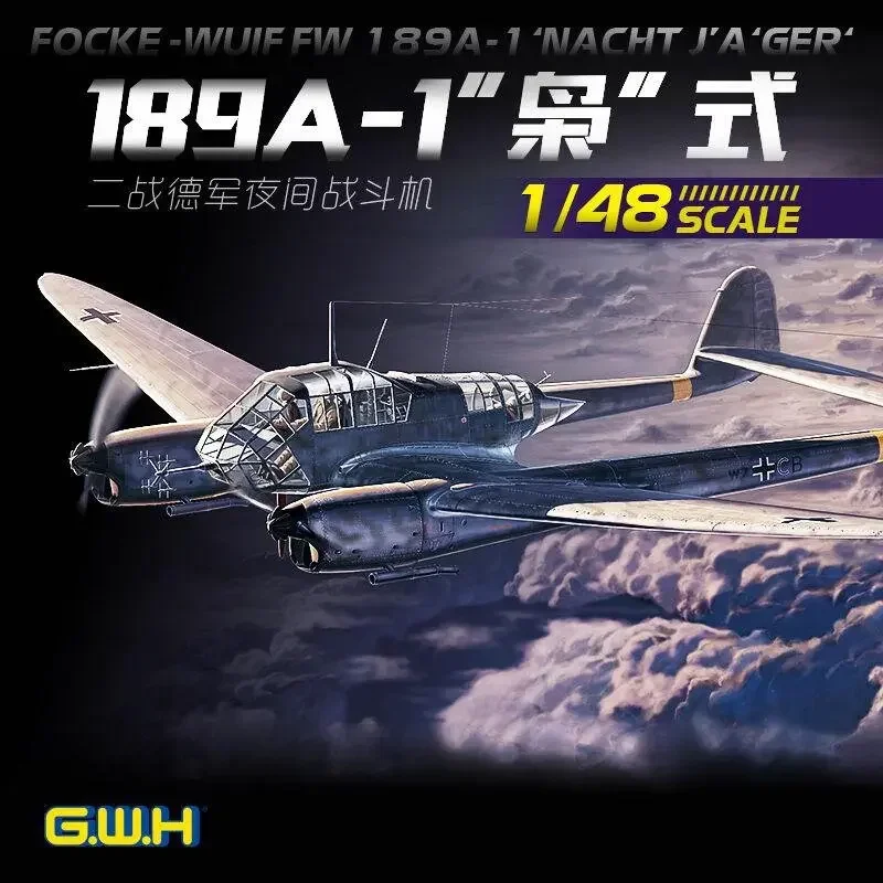 

Great Wall Hobby L4801 масштаб 1/38, немецкий ночной истребитель Fw 189A-1 времен Второй мировой войны, набор моделей из пластика в сборе