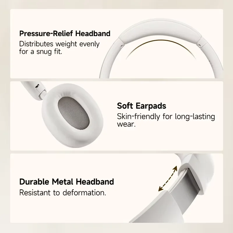 Edifier W800BT SE Over-ear Headset Wireless Bluetooth Headphones Bluetooth 5.4 Gaming Mode 45H Battery Life with Microphone view 3