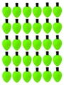 30pcs green