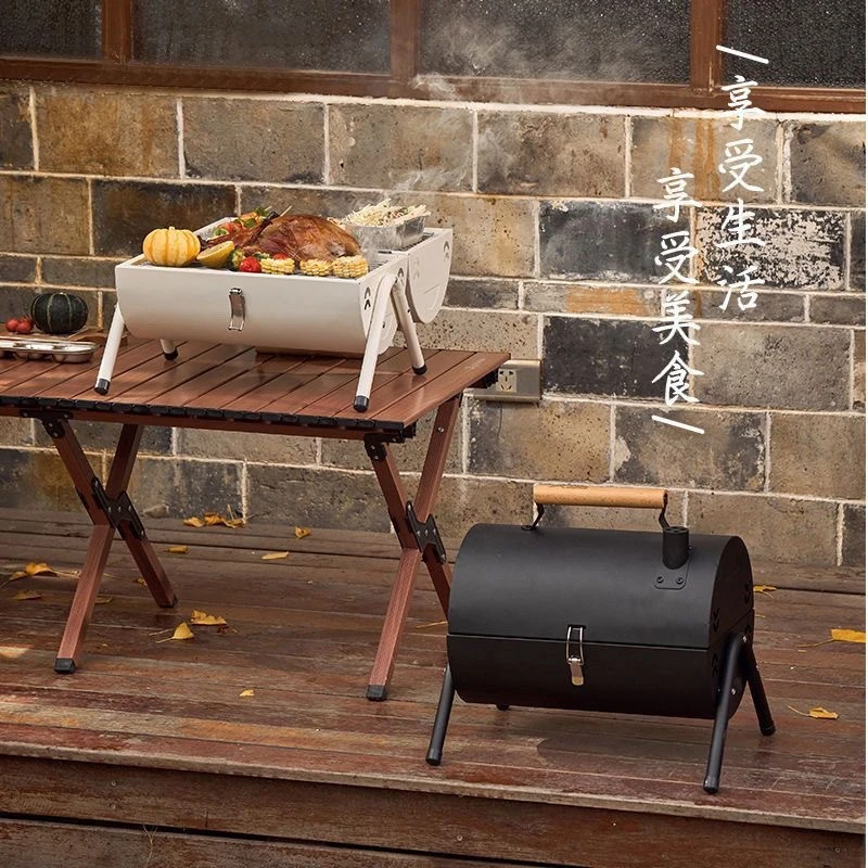 

Camping Grill Outdoor BBQ Grill Chimney Grill Brother Grill Couple Grill Parent-Child Grill