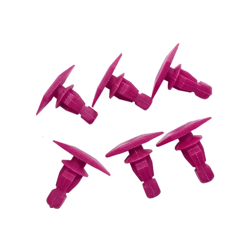 

100 Pcs Fit Nissan Replacement Weatherstrip Retainer 6mm Hole Car Clips Plastic Rivet Pickup Truck Auto Fastener Clips