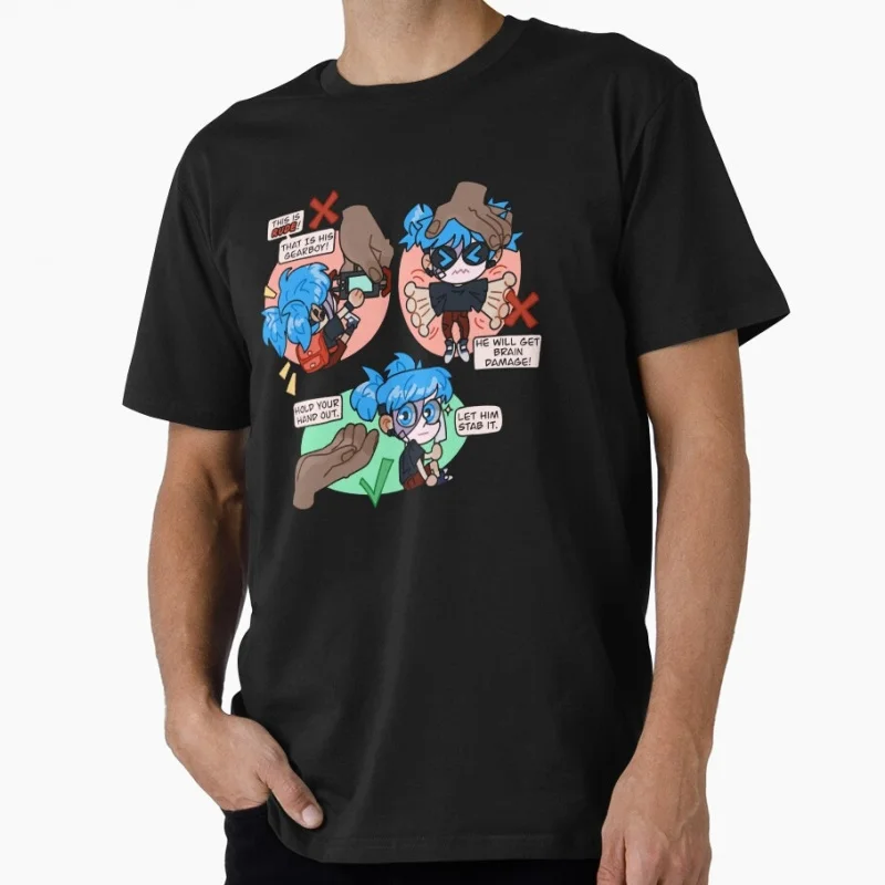 How to Sally face Super gearboy Video game Gift T-Shirt for gamer 100% Cotton Short-Sleeve Unisex Tee All Size Tops S–6XL
