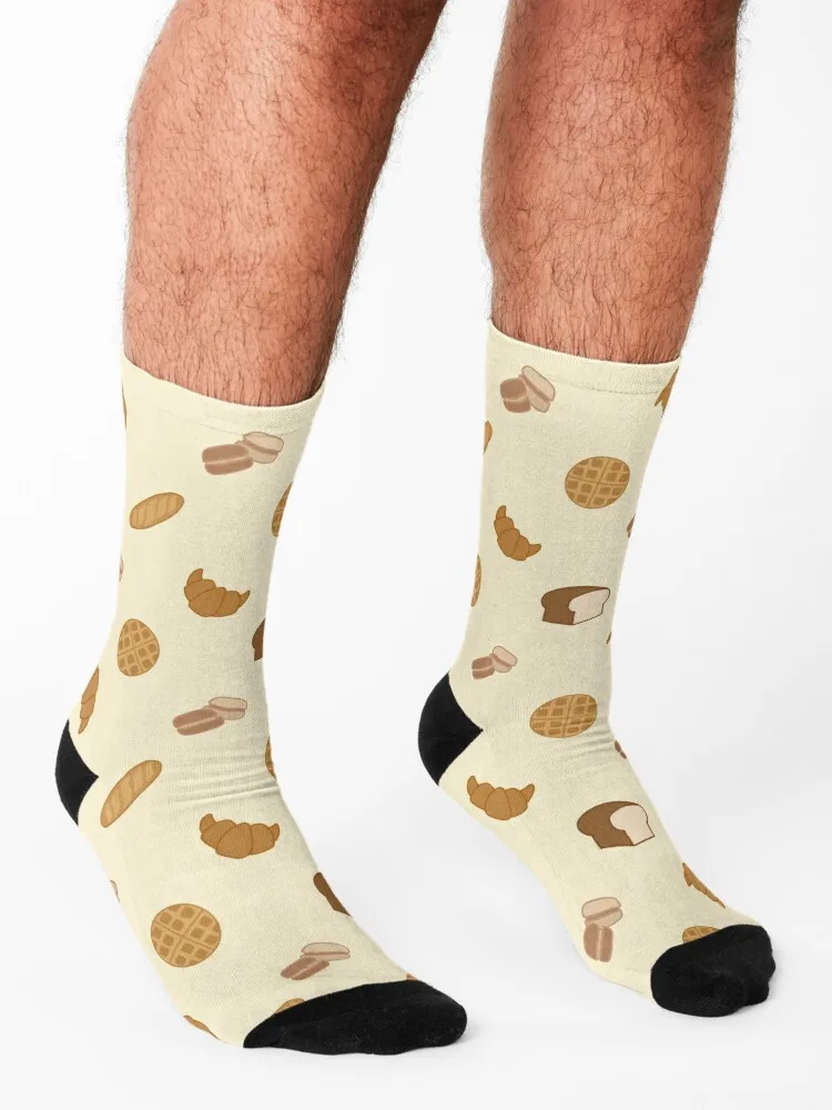 snack time Socks professional running sheer with print tennis Luxury Woman Socks Men's