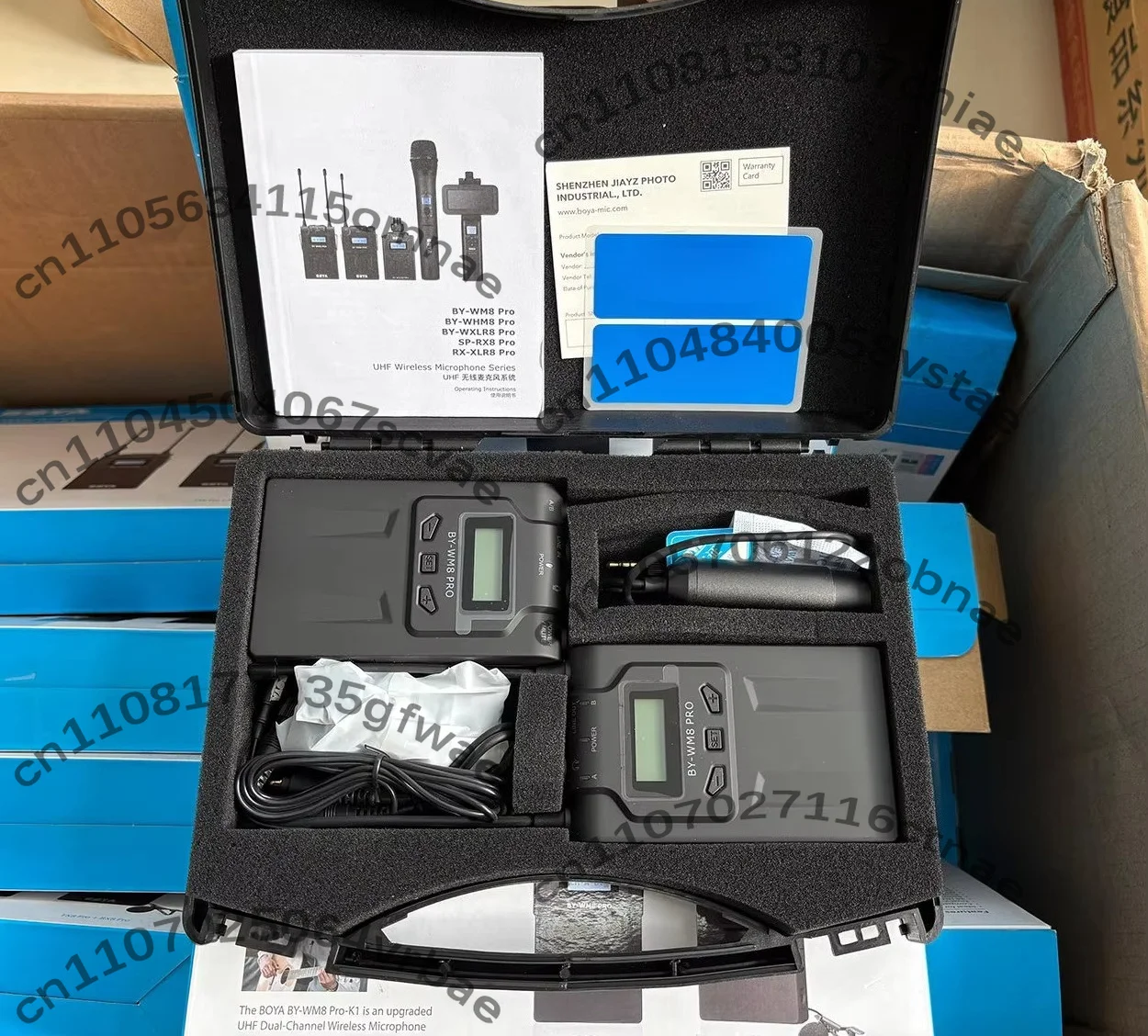BY-WM8 Pro-K1 wireless lavalie - đánh giá và giá Wireless Lavalier Microphone Dual Receiver