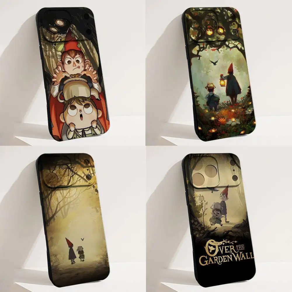 

O-Over The Garden Wall Phone Case For iPhone 17,16,15,14,13,12,11,X,XS,8,7,Pro,Max,Plus,E,SE4,Air,Mini Black Funda Shell