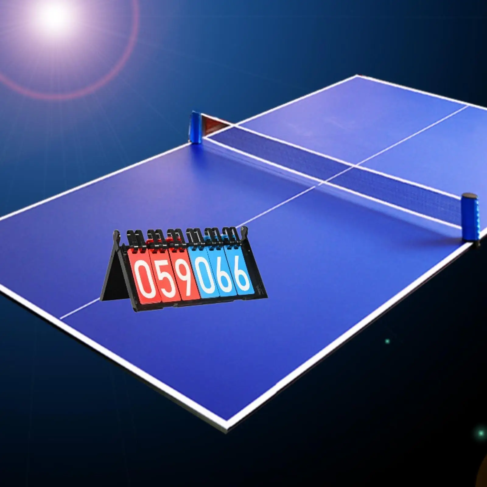 Score Keeper Tabletop Scoreboard Compact Portable Score Card Flipper Score Board for Volleyball Tennis Competition Billiards