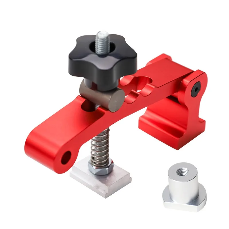 For Woodworking Desktop Quick Positioning Clip T-shaped Chute Adjustable Pressing Plate, Fixed Clamping Block