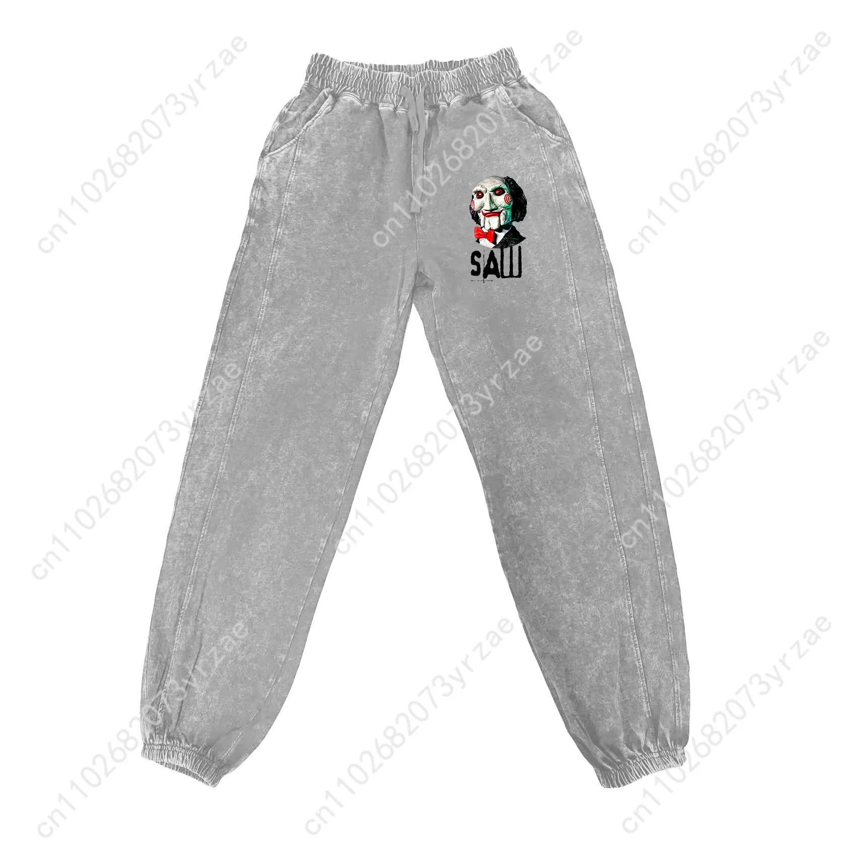 Saw Man Woman Teenager Retro Vintage Trousers Pants Vintage Cotton Elastic Sweatpants Personalized Pattern Print Customize Pant